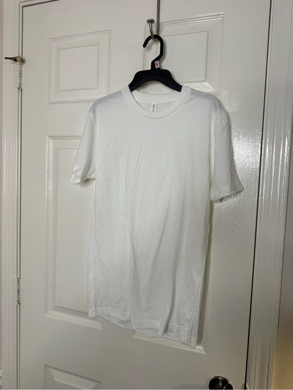 Next Level Apparel White Short Sleeve Crew Neck Tee